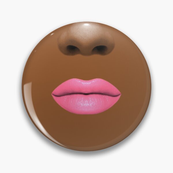 Item preview, Pink Lips Lipstick on Dark Tanned Skin Mask designed and sold by GrandmaApproved.