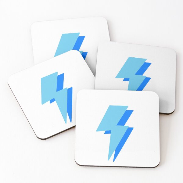 Item preview, blue lightning bolt designed and sold by lizzie-simmons.