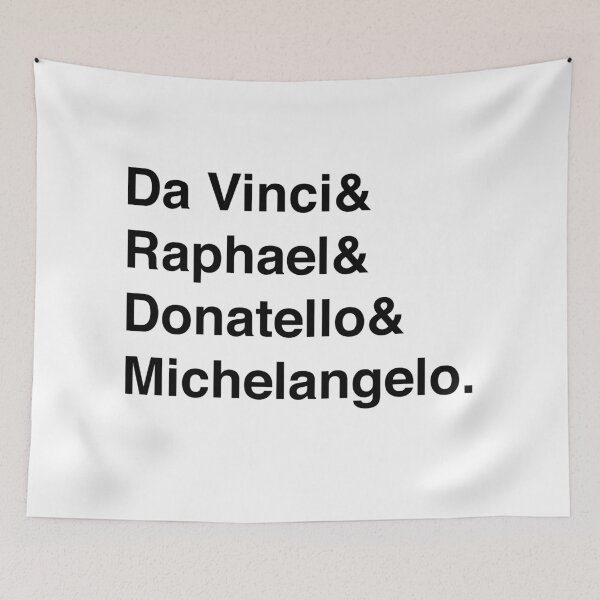 Item preview, Renaissance artists list designed and sold by LiciaMarie.