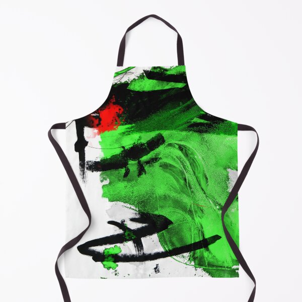 Artikelvorschau, Grüne, schwarz-weiße expressionistische abstrakte digitale Collage entworfen und verkauft von ZebEddy.