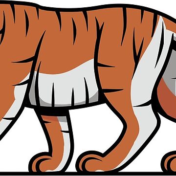 Artwork thumbnail, BigCatKids - Tiger by CuteForKids PlayWear