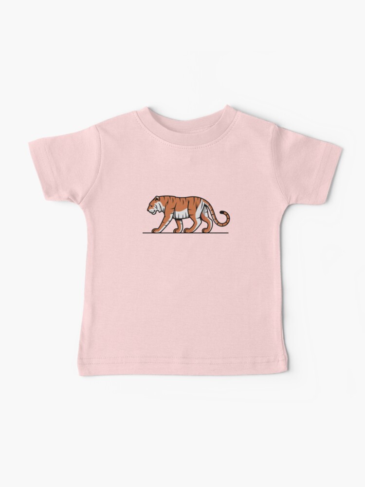 Thumbnail 1 of 2, Baby T-Shirt, BigCatKids - Tiger designed and sold by Virtual-SG.