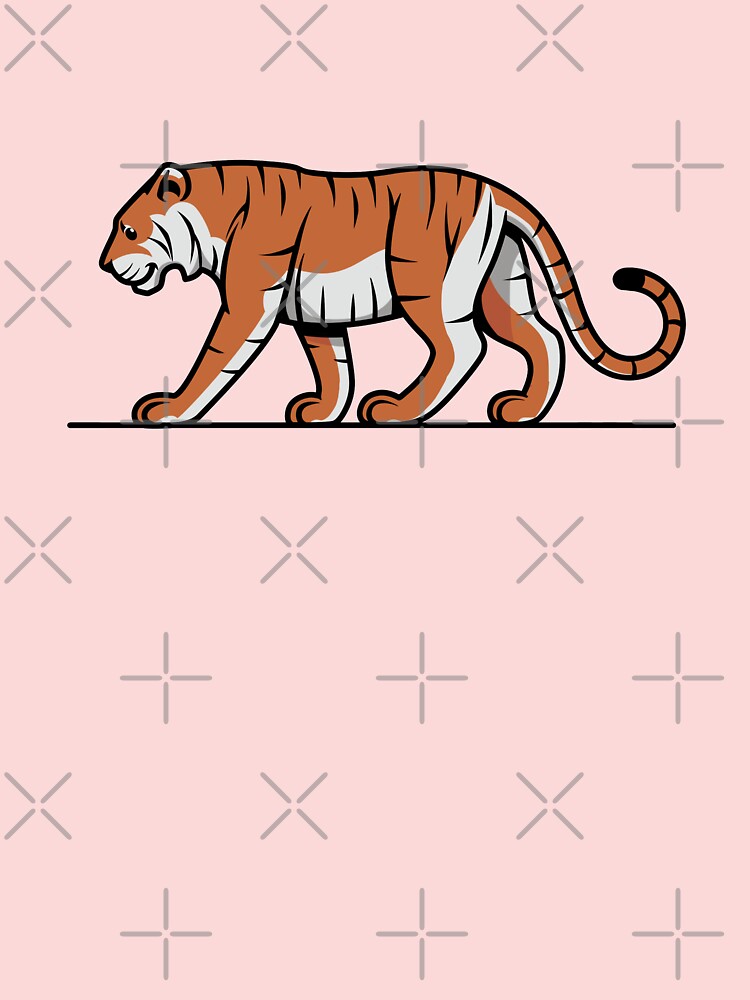 Thumbnail 2 of 2, Baby T-Shirt, BigCatKids - Tiger designed and sold by Virtual-SG.