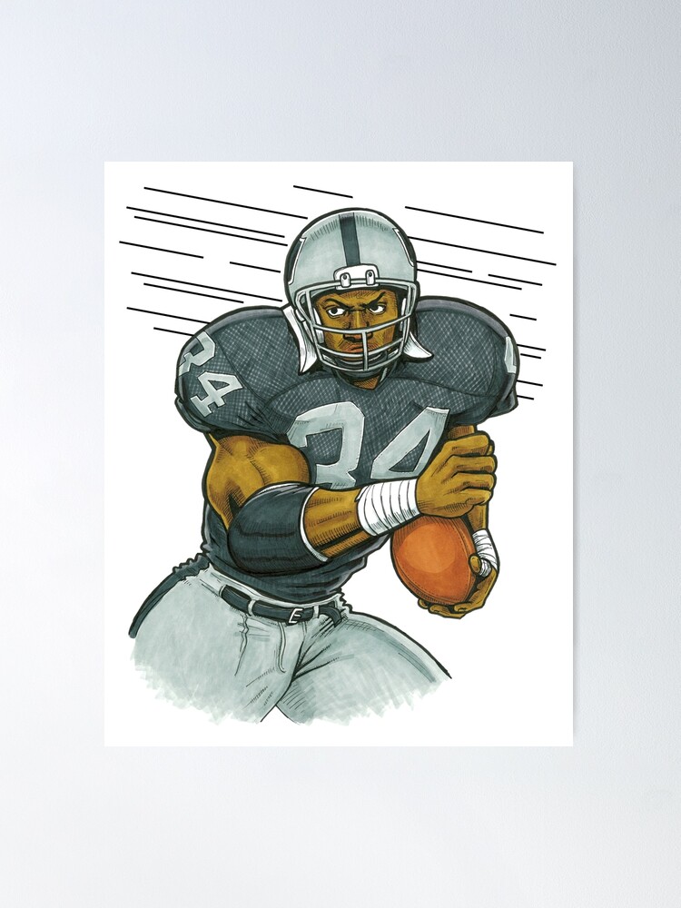 Bo Jackson (White) Poster for Sale by AETHERART