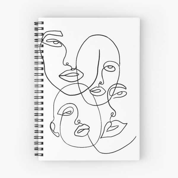 Item preview, Black outline faces  designed and sold by ouatisworld.