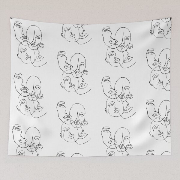 Item preview, Black outline faces  designed and sold by ouatisworld.