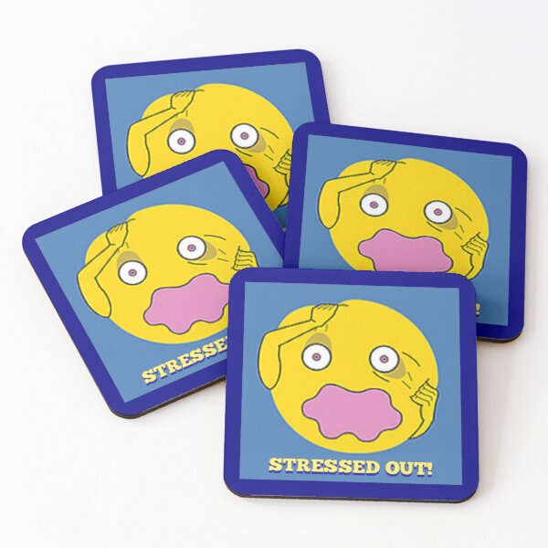 Item preview, STRESSED OUT SMILEY FACE designed and sold by Aaronsb.