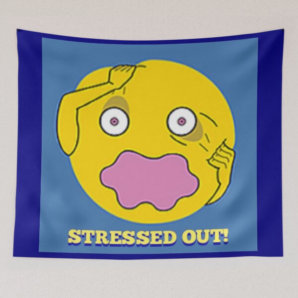 Item preview, STRESSED OUT SMILEY FACE designed and sold by Aaronsb.