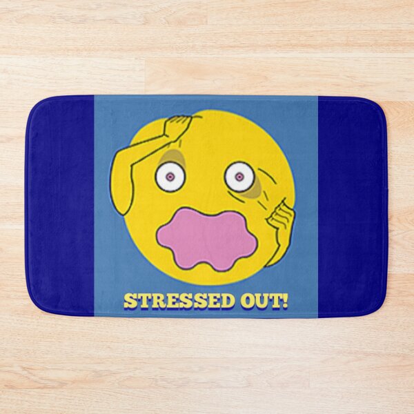Item preview, STRESSED OUT SMILEY FACE designed and sold by Aaronsb.