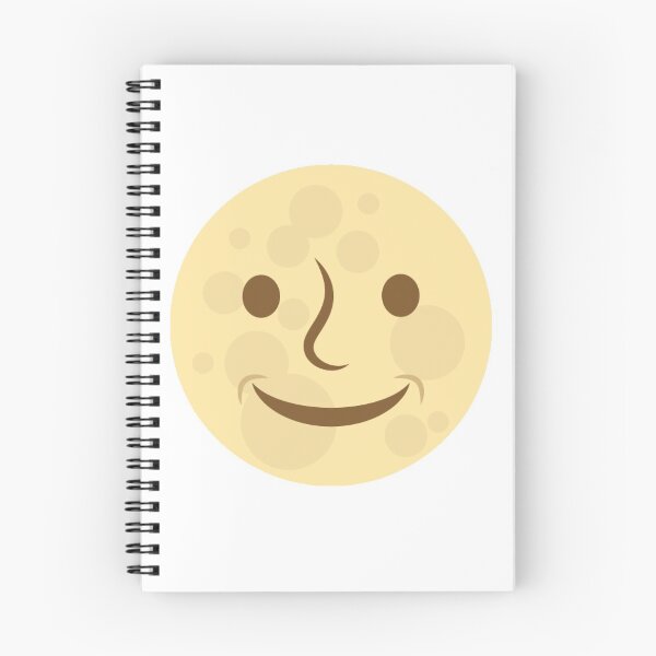 Item preview, Moon Emoji (with smile) designed and sold by ScrappyDesigns.