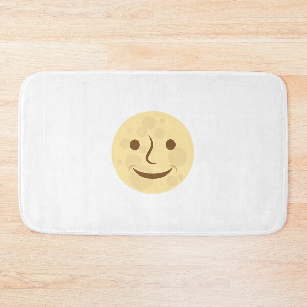 Item preview, Moon Emoji (with smile) designed and sold by ScrappyDesigns.