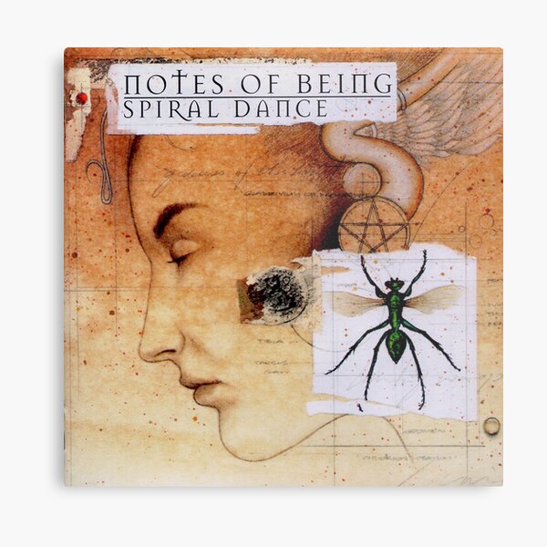 Spiral Dance Notes of Being Metal Print
