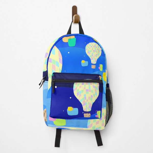 Item preview, Balloon Delights: Checkered Hot Air Balloon #graphics #illustration designed and sold by boredcreator.