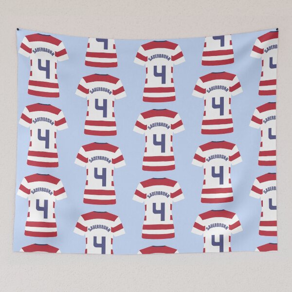 Item preview, 2012 Waldo Becky Sauerbrunn Jersey Back designed and sold by mappsart.