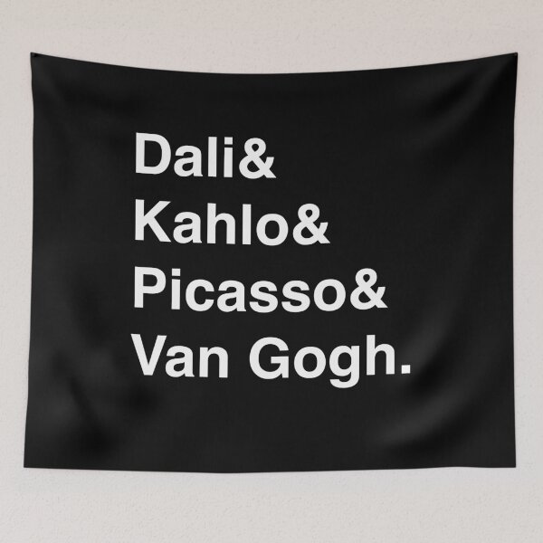 Item preview, Famous artists list designed and sold by LiciaMarie.