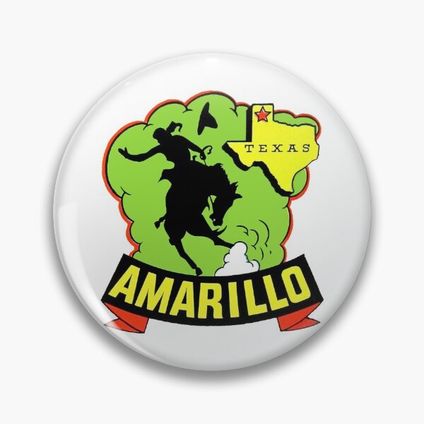 Item preview, Amarillo Texas Vintage Travel Decal designed and sold by hilda74.
