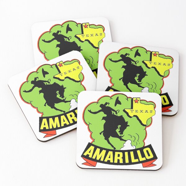 Item preview, Amarillo Texas Vintage Travel Decal designed and sold by hilda74.