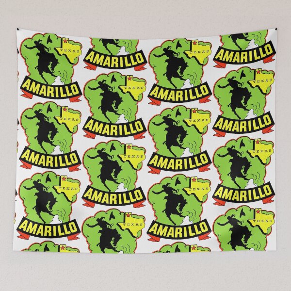 Item preview, Amarillo Texas Vintage Travel Decal designed and sold by hilda74.