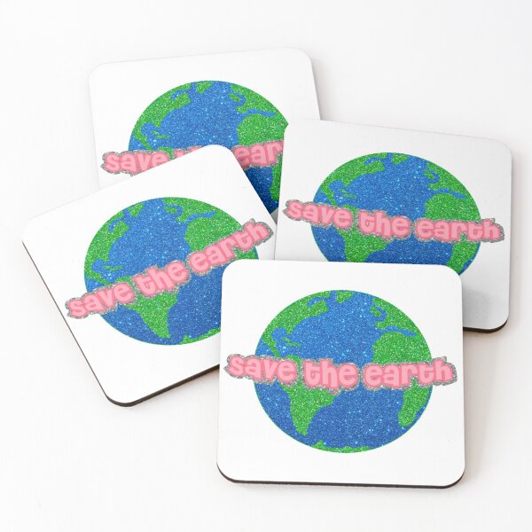 Item preview, SAVE THE EARTH Y2K GLITTER ICON designed and sold by Glossypop.