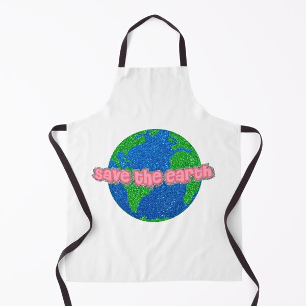 Item preview, SAVE THE EARTH Y2K GLITTER ICON designed and sold by Glossypop.
