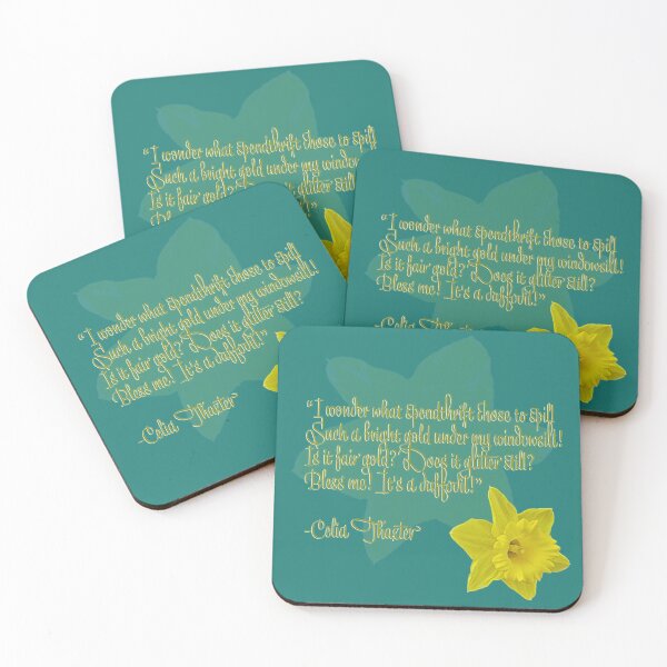 Item preview, Daffodil by Celia Thaxter designed and sold by FigTreeMagick.