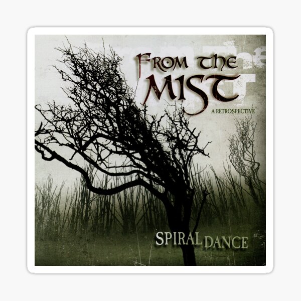 Spiral Dance From the Mist Sticker