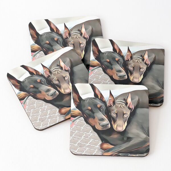 Item preview, Mr and Mrs Doberman Pinscher designed and sold by Sunleil.