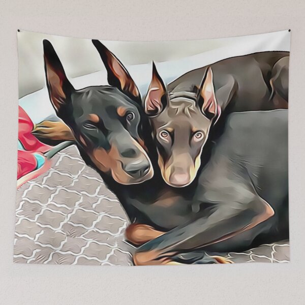 Item preview, Mr and Mrs Doberman Pinscher designed and sold by Sunleil.