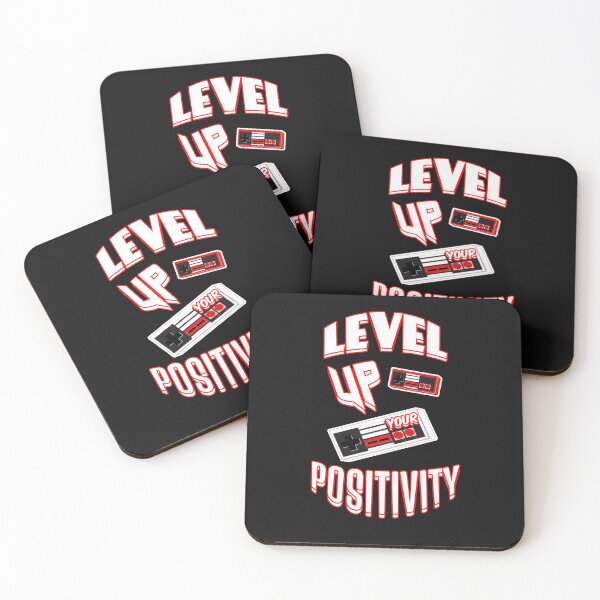 Item preview, Level Up Your Positivity designed and sold by SharpThreadZ.