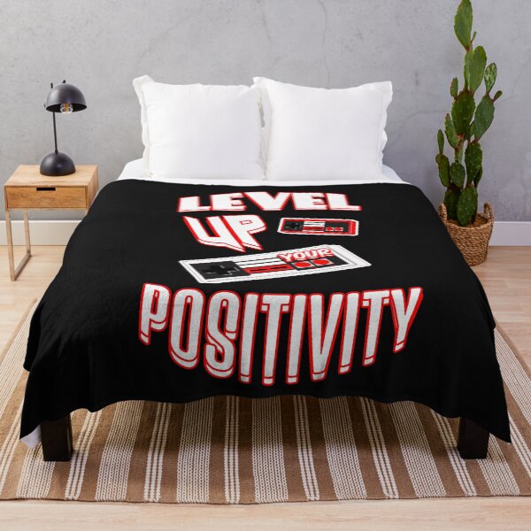 Item preview, Level Up Your Positivity designed and sold by SharpThreadZ.