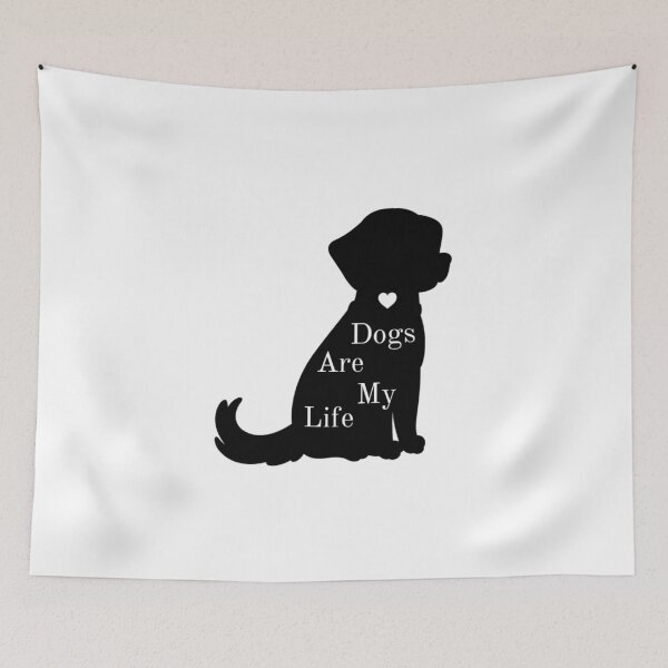 Item preview, Dogs are my life designed and sold by Amanda Dietrich.