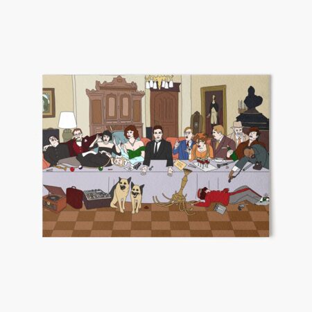 The Last Supper at Boddy Mansion Art Board Print