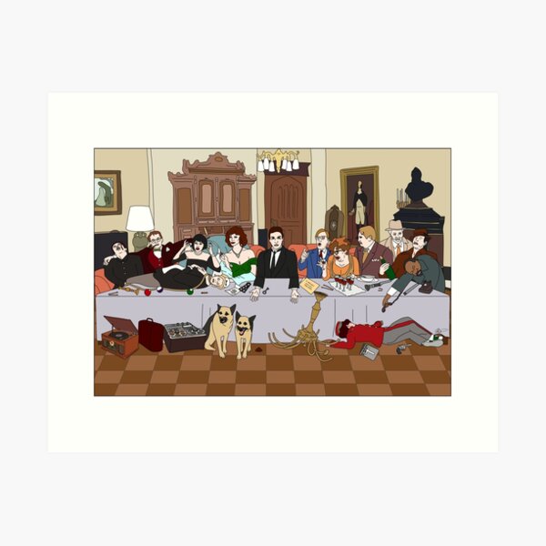 The Last Supper at Boddy Mansion Art Print