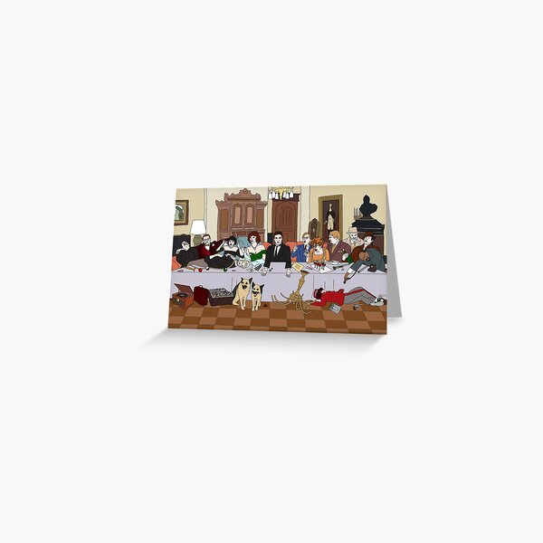 The Last Supper at Boddy Mansion Greeting Card