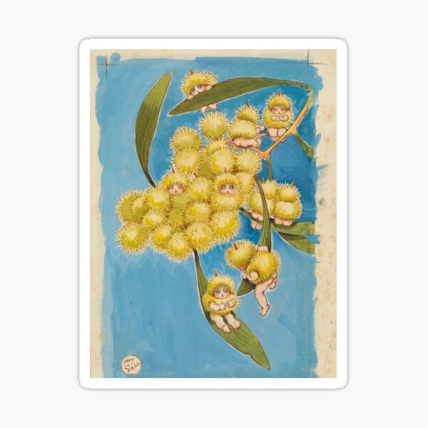 Wattle Babies - May Gibbs Sticker