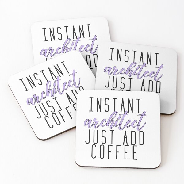 Item preview, Instant Architect, Just Add Coffee designed and sold by ChaiJewishGirls.