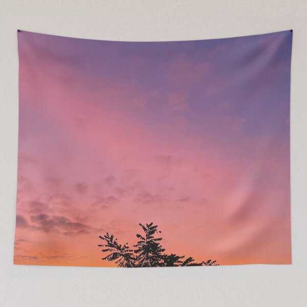 Item preview, Tree in colourful clouded sunset  designed and sold by cloudedsunset.