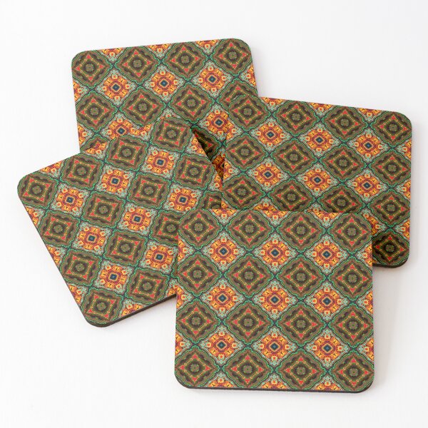 Item preview, Moroccan arabic oriental tile pattern designed and sold by Red Witch Art.