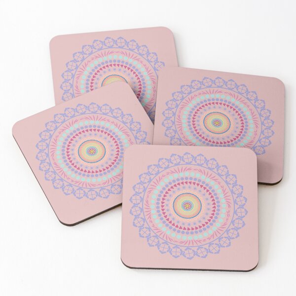 Item preview, Mandala design blue purple pink designed and sold by KlotzNook.