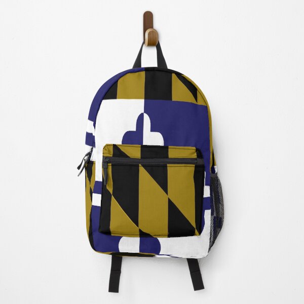 Item preview, Maryland State Flag Baltimore Football Ravens Colors Purple Gold designed and sold by Draculaura2009.