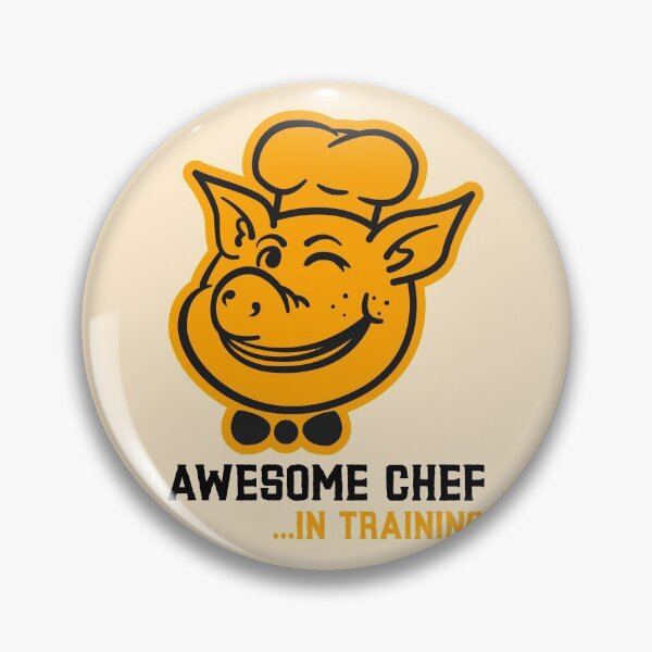 Item preview, Awesome Chef in Training Chubby Pig designed and sold by javes93.