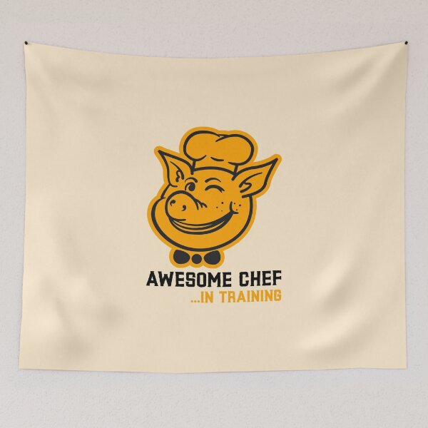 Item preview, Awesome Chef in Training Chubby Pig designed and sold by javes93.