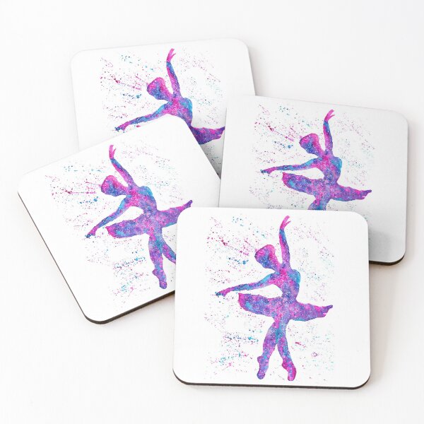 Item preview, Watercolour Ballerina Silhouette designed and sold by SaltySerenity.
