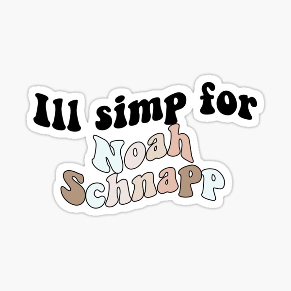 Mauvais simp pour Noah Schnapp Sticker