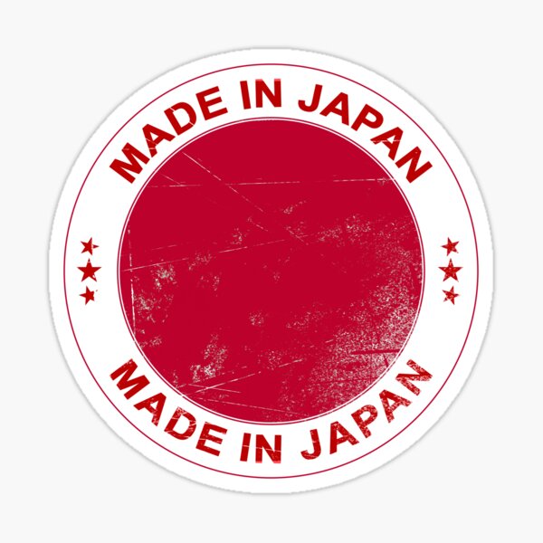 "Made in JAPAN" Sticker by CulverArt Redbubble