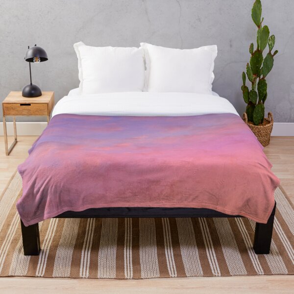 Artikelvorschau, Warmer bewölkter rosa und purpurroter Strandsonnenuntergang entworfen und verkauft von cloudedsunset.