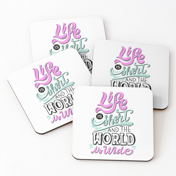 Item preview, Life is Short and the World is Wide designed and sold by everyBODY-ByBB.
