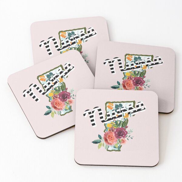 Item preview, Vermont Nurse Floral Watercolor designed and sold by AZGuzmans.