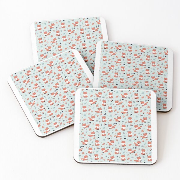Item preview, Cute Fox in Fall Mint designed and sold by cynthia tizcareno.