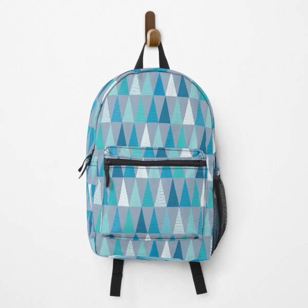 Item preview, Aqua Triangles Pattern - Eat Well, Travel Often designed and sold by Daisy Beatrice.